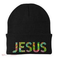 Jesus Hand Painted Word Art Beanie thumb 0