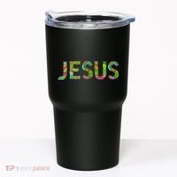 Jesus Hand Painted Word Art Tumbler thumb 0