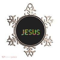 Jesus Hand Painted Word Art Ornament thumb 0
