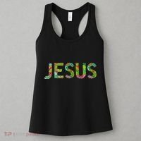 Jesus Hand Painted Word Art Women's Tank Top thumb 3