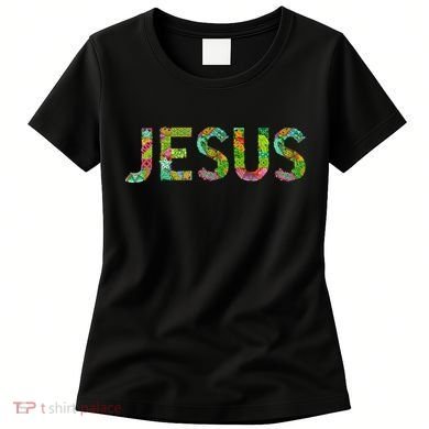 Jesus Hand Painted Word Art Women's T-Shirt