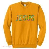 Jesus Hand Painted Word Art Sweatshirt thumb 0