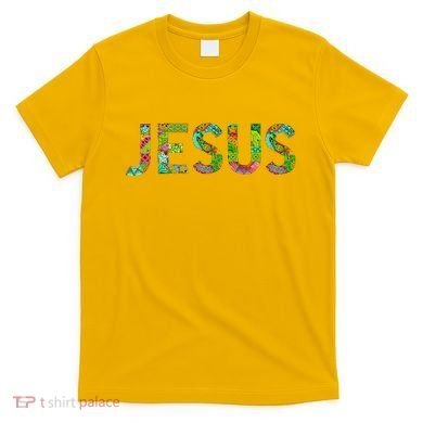 Jesus Hand Painted Word Art T-Shirt