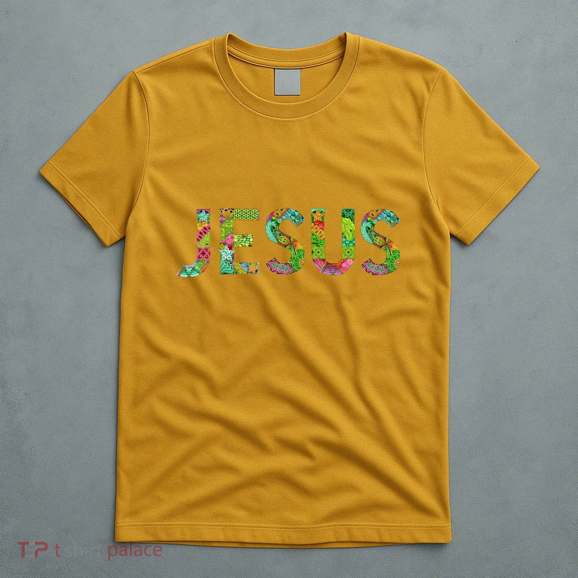 Jesus Hand Painted Word Art T-Shirt