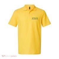 Jesus Hand Painted Word Art Polo thumb 0