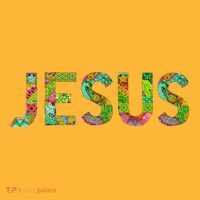 Jesus Hand Painted Word Art Mousepad thumb 1