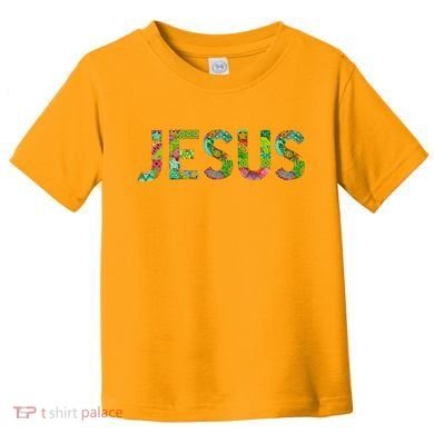 Jesus Hand Painted Word Art Toddler T-Shirt