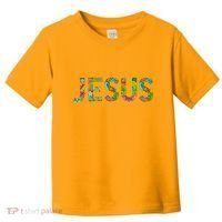 Jesus Hand Painted Word Art Toddler T-Shirt thumb 0