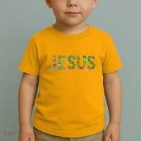 Jesus Hand Painted Word Art Toddler T-Shirt thumb 2