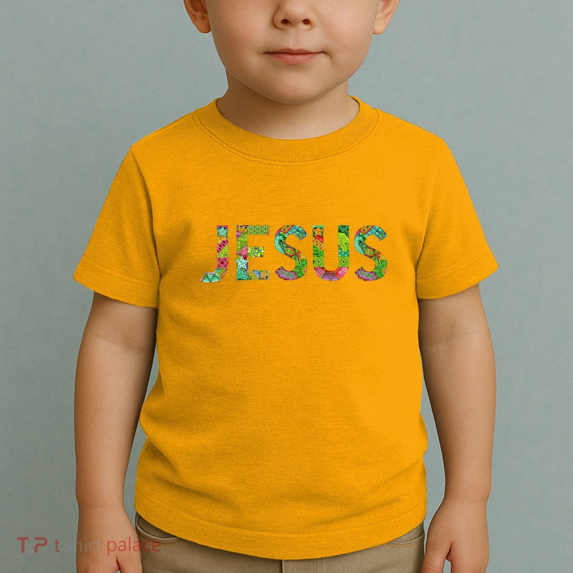 Jesus Hand Painted Word Art Toddler T-Shirt