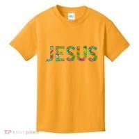 Jesus Hand Painted Word Art Kids T-Shirt thumb 0