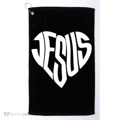 Jesus Heart Golf Towel