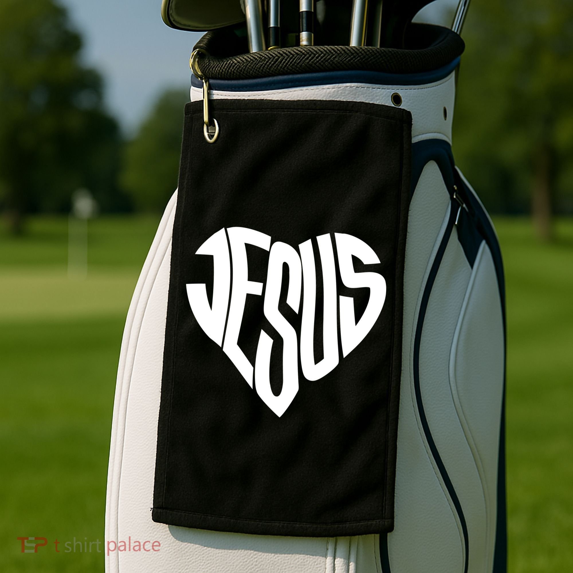 Jesus Heart Golf Towel