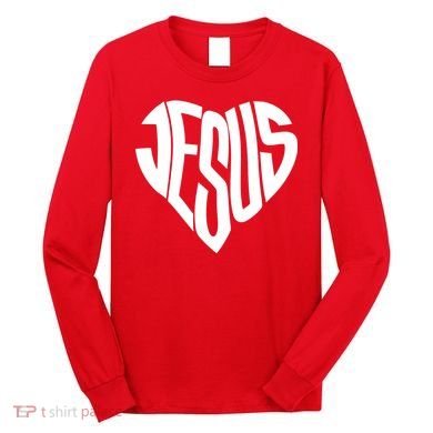 Jesus Heart Long Sleeve Shirt
