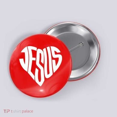 Jesus Heart Button