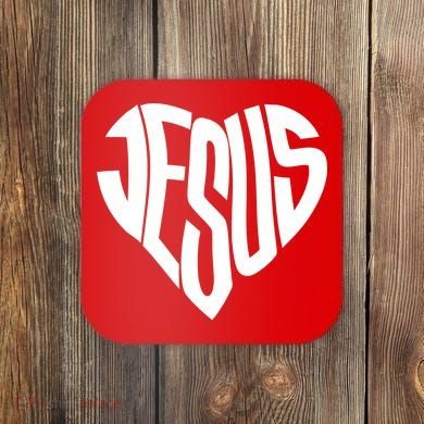 Jesus Heart Coaster