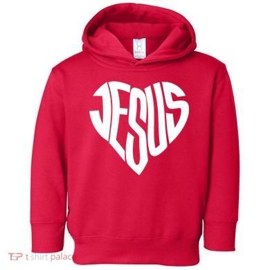 Jesus Heart Toddler Hoodie