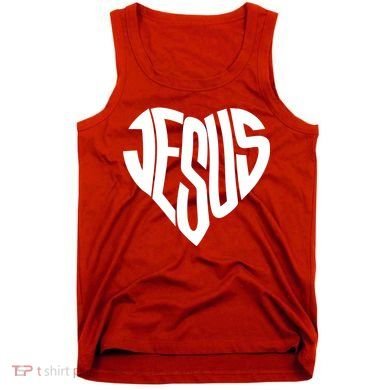 Jesus Heart Tank Top