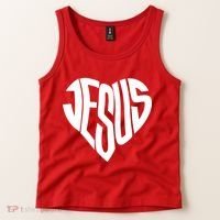 Jesus Heart Tank Top thumb 2