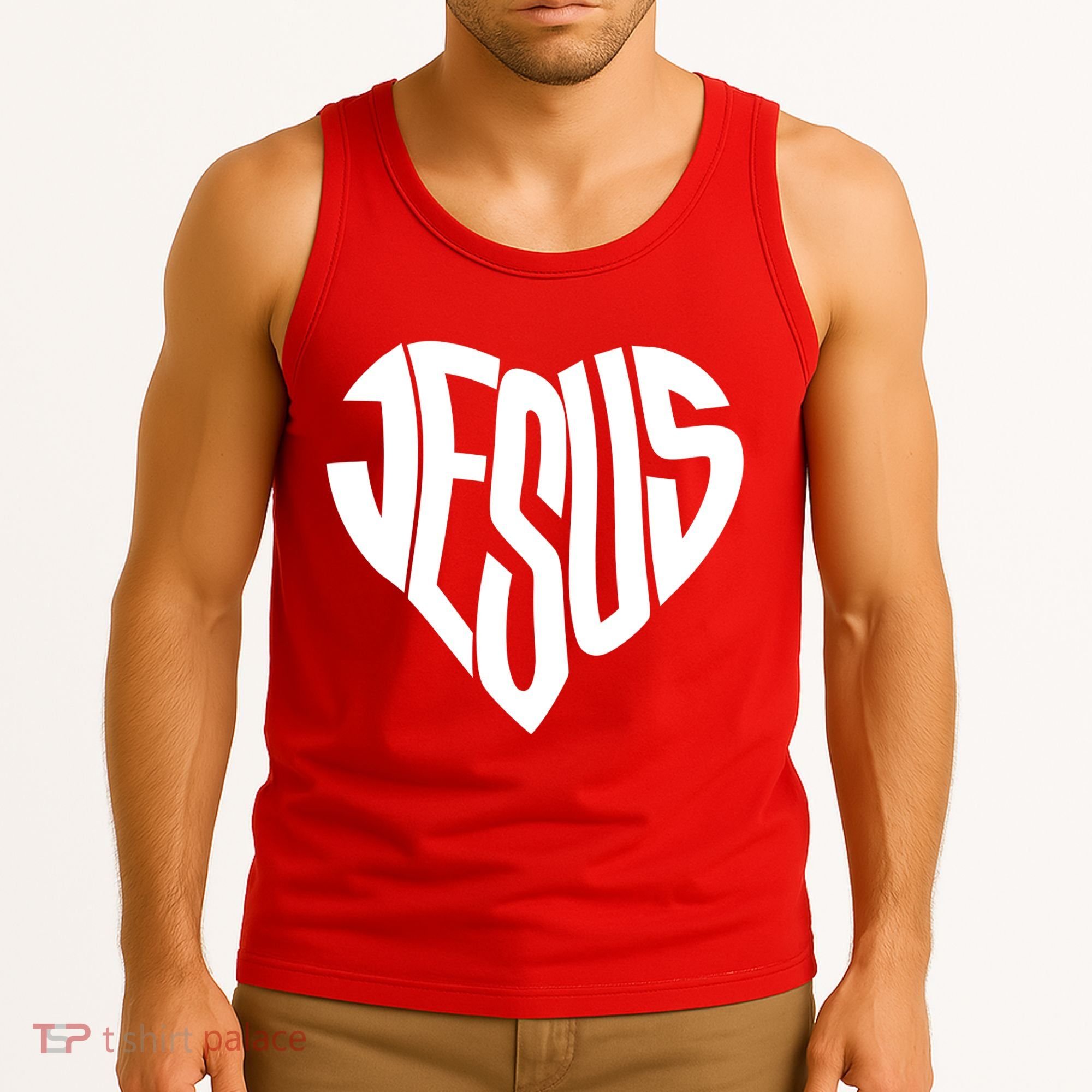 Jesus Heart Tank Top