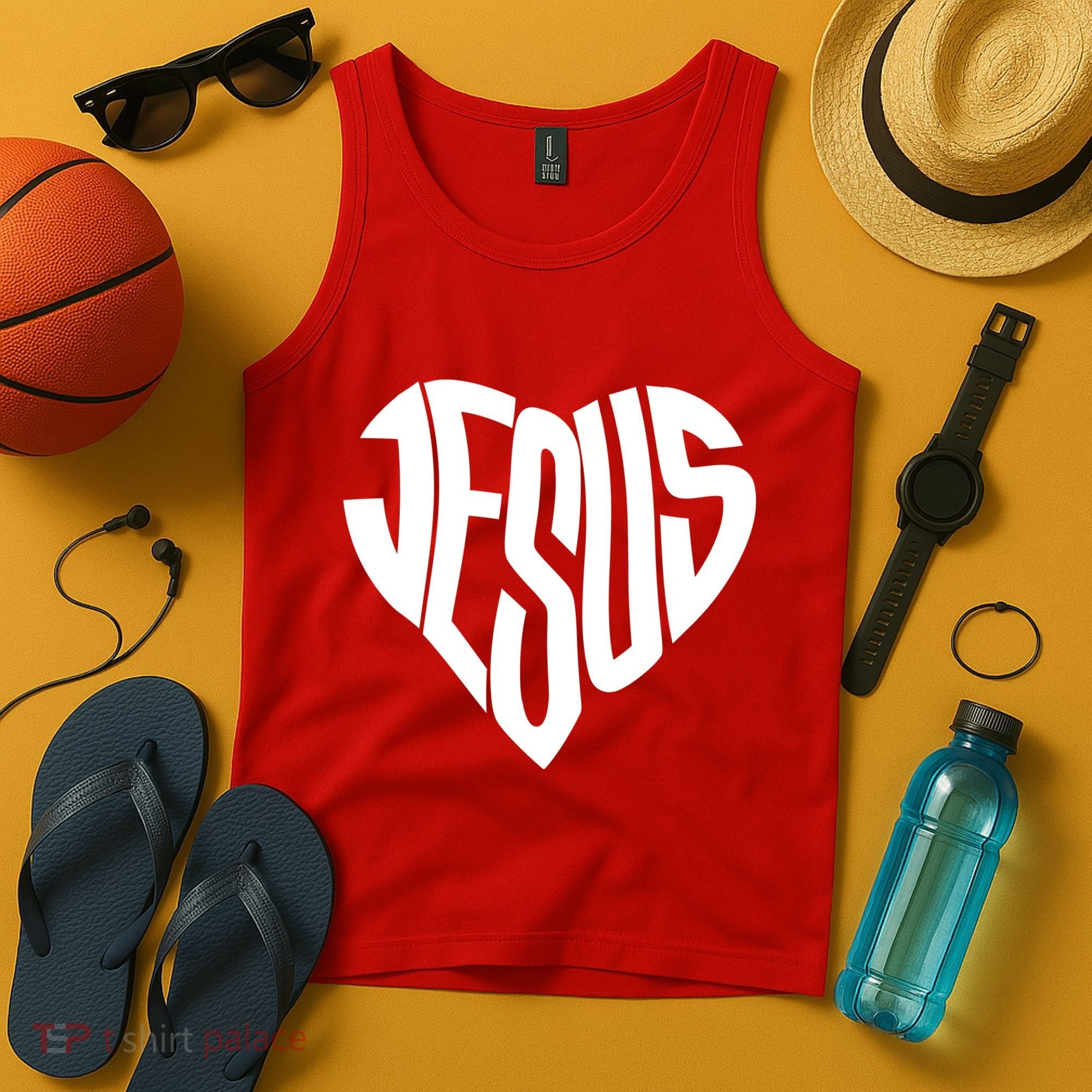 Jesus Heart Tank Top