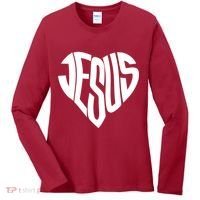 Jesus Heart Women's Long Sleeve Shirt thumb 0