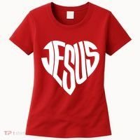 Jesus Heart Women's T-Shirt thumb 0