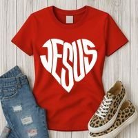 Jesus Heart Women's T-Shirt thumb 3