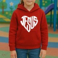 Jesus Heart Kids Hoodie thumb 3