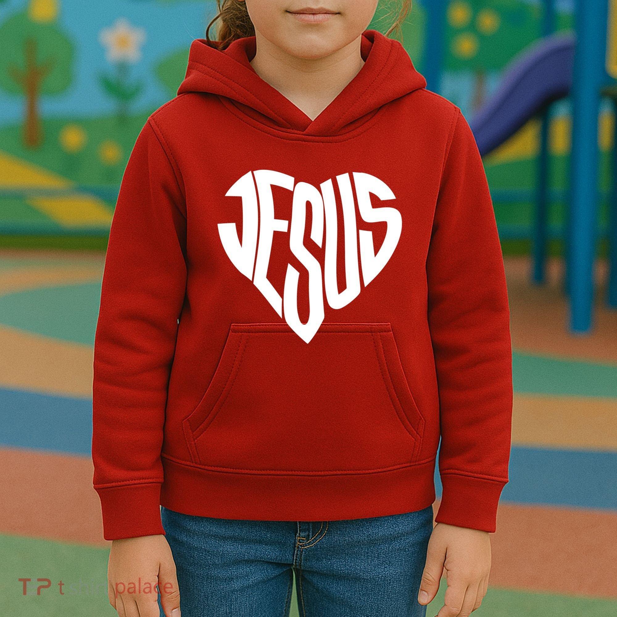 Jesus Heart Kids Hoodie