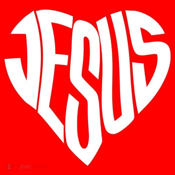 Jesus Heart Kids Long Sleeve Shirt