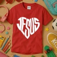 Jesus Heart Kids T-Shirt thumb 3