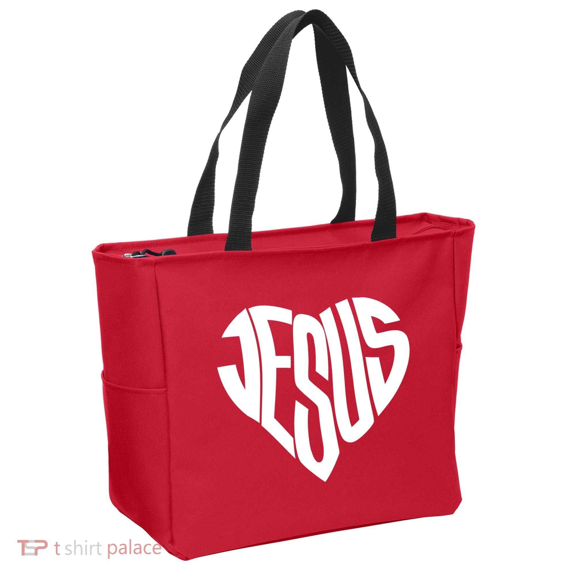 Jesus Heart Tote Bag