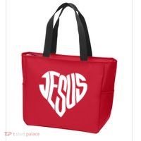 Jesus Heart Tote Bag thumb 3