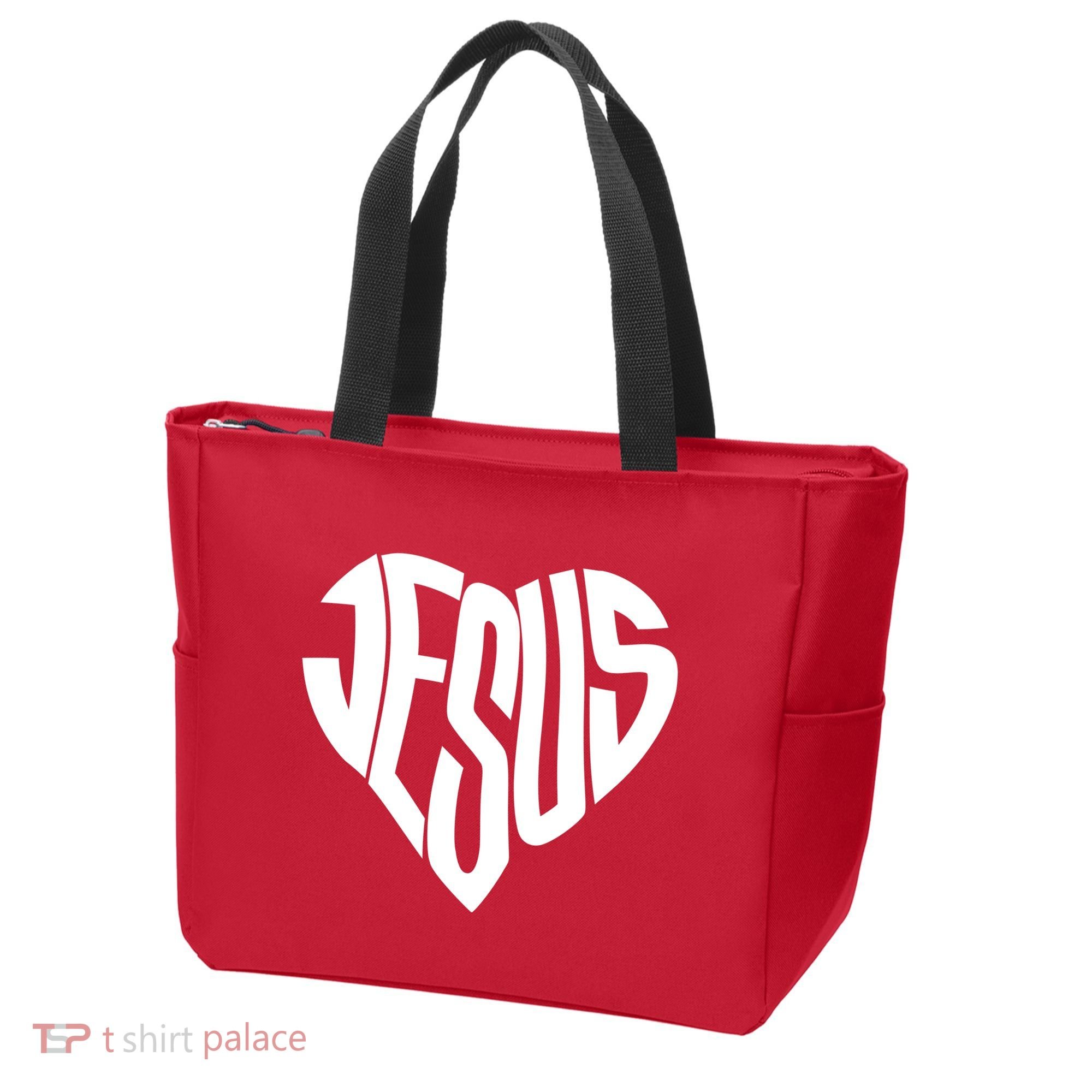 Jesus Heart Tote Bag