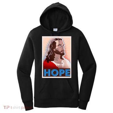 Jesus Hope Vintage Vote Poster Women's Hoodie