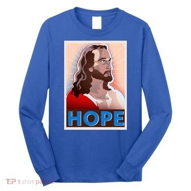Jesus Hope Vintage Vote Poster Long Sleeve Shirt