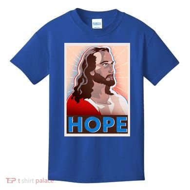 Jesus Hope Vintage Vote Poster Kids T-Shirt