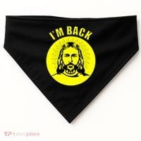 Jesus I'm Back Risen Easter USA-Made Doggie Bandana thumb 0