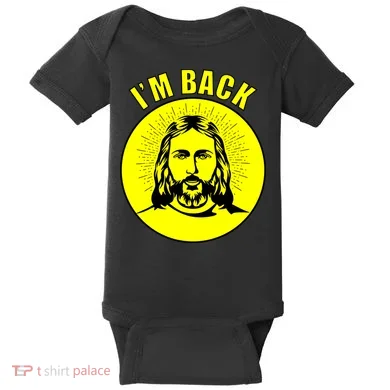 Jesus I'm Back Risen Easter Baby Bodysuit