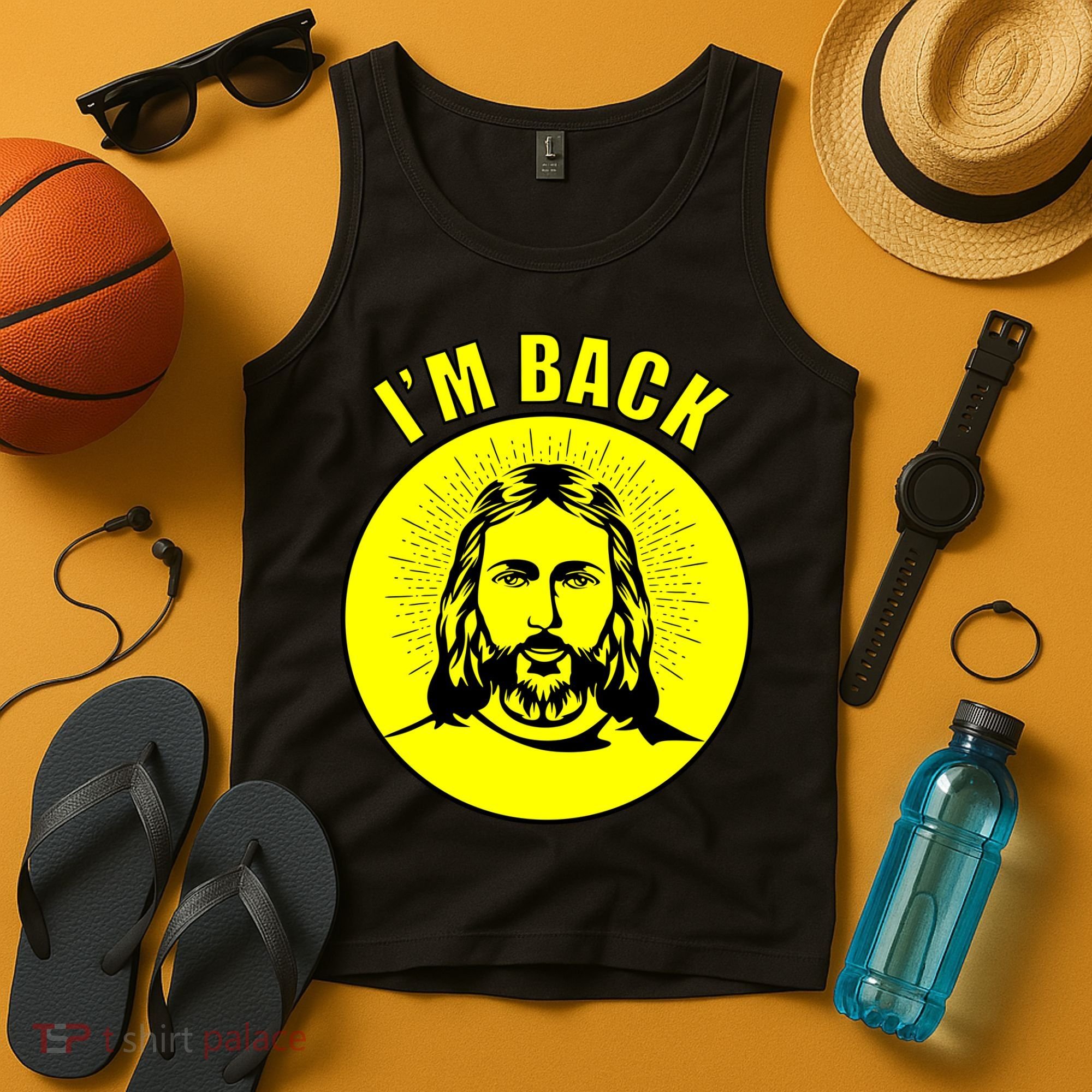 Jesus I'm Back Risen Easter Tank Top