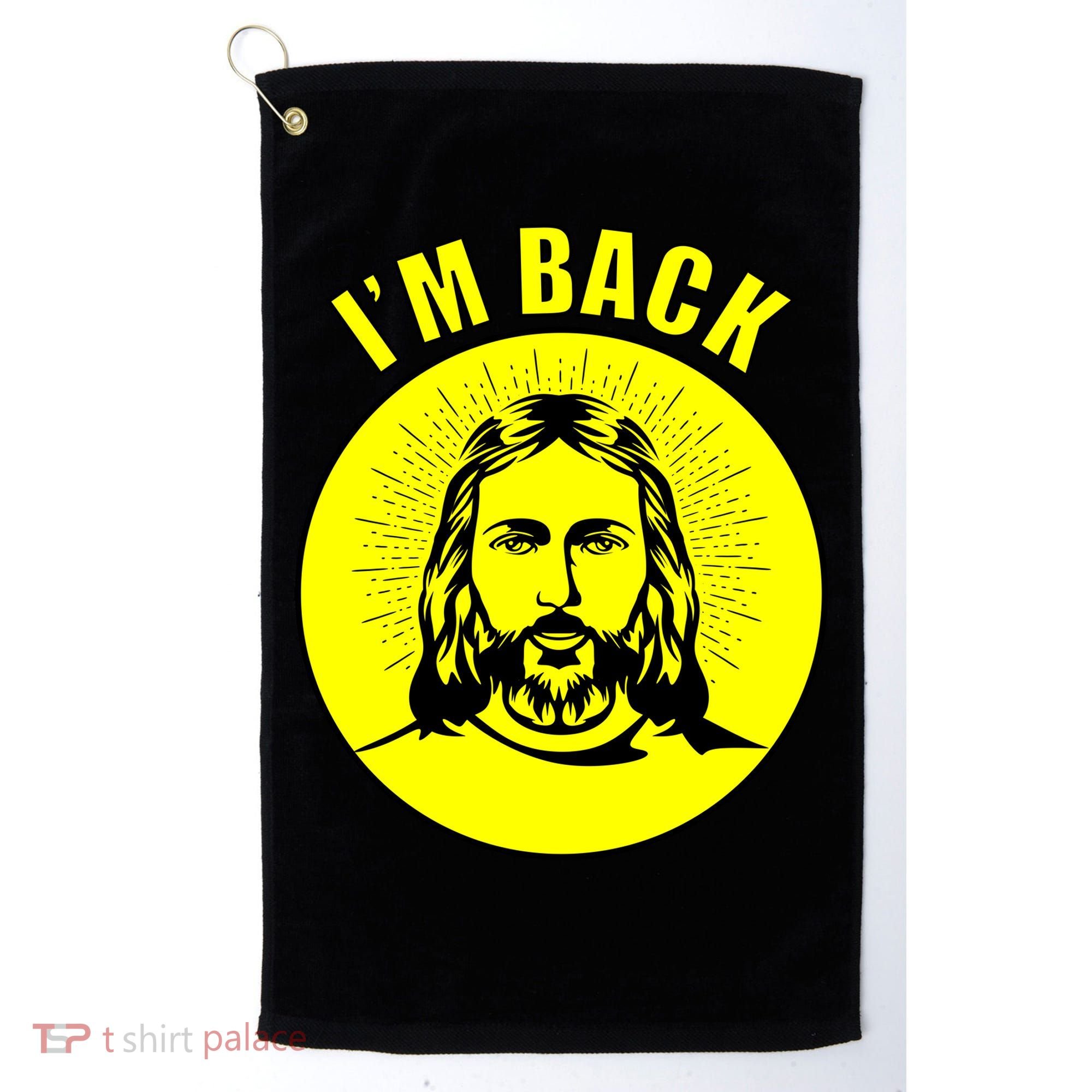 Jesus I'm Back Risen Easter Golf Towel