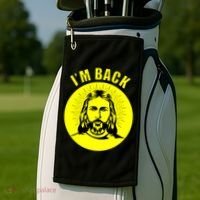 Jesus I'm Back Risen Easter Golf Towel thumb 2