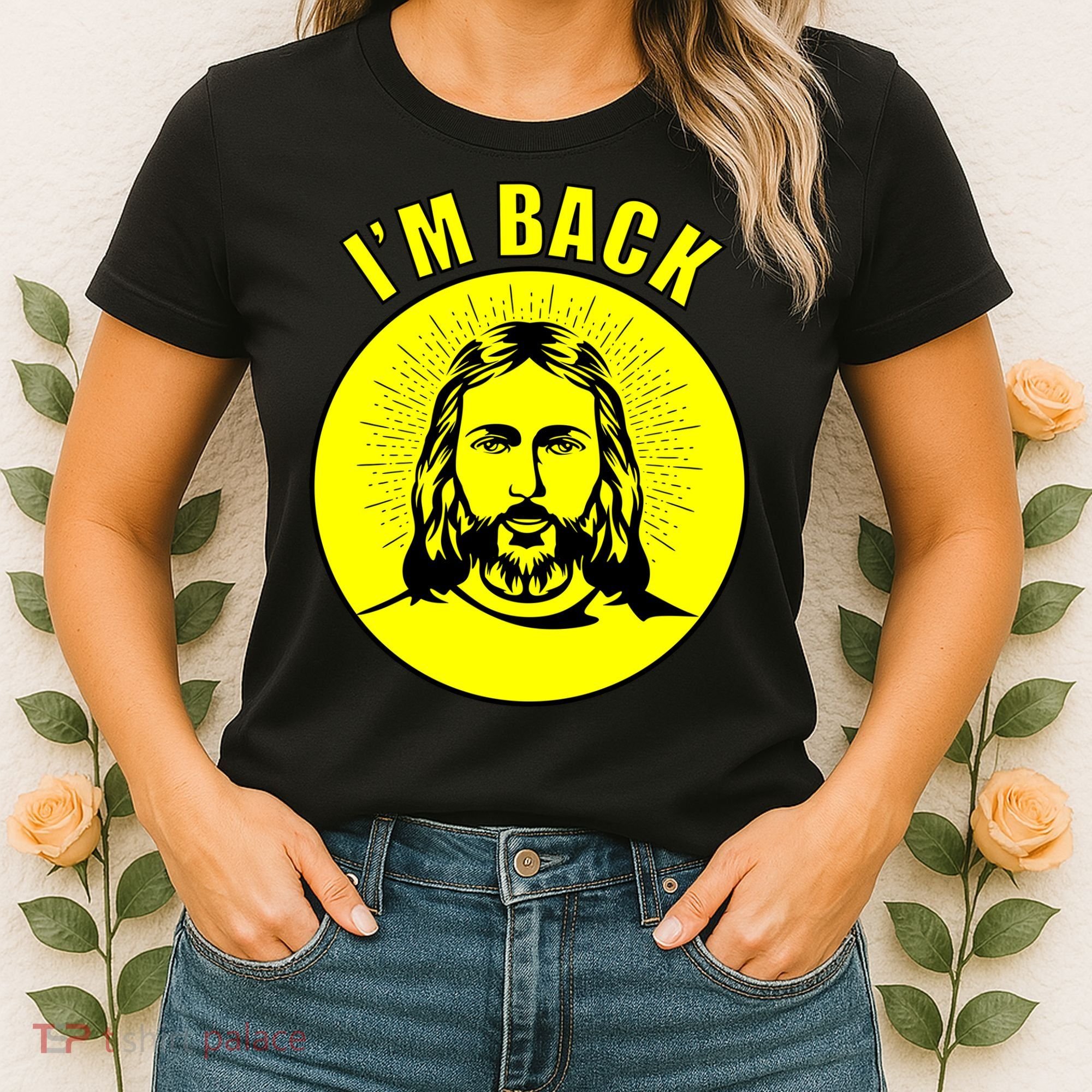 Jesus I'm Back Risen Easter Women's T-Shirt