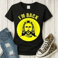 Jesus I'm Back Risen Easter Women's T-Shirt thumb 3