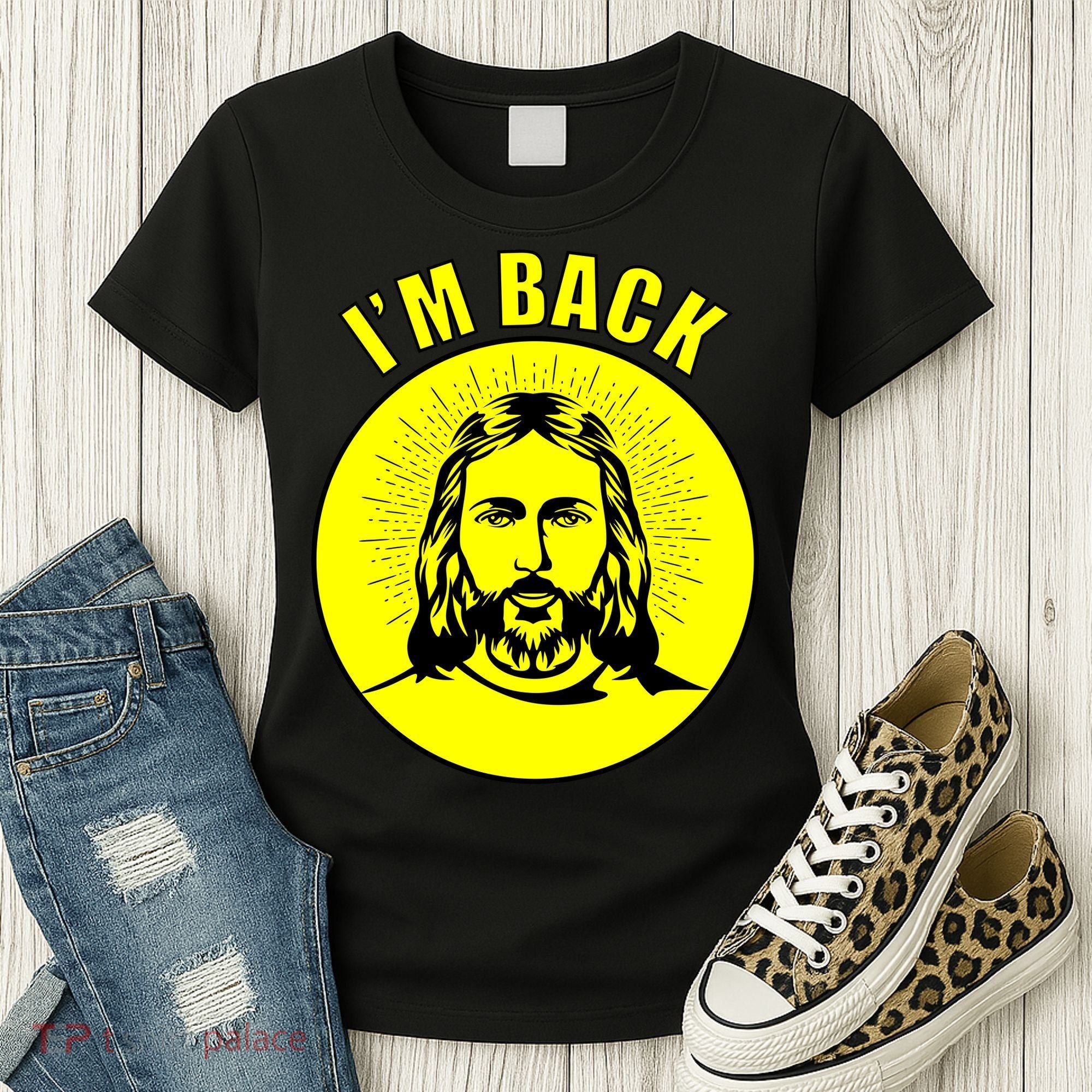 Jesus I'm Back Risen Easter Women's T-Shirt