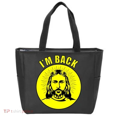 Jesus I'm Back Risen Easter Tote Bag