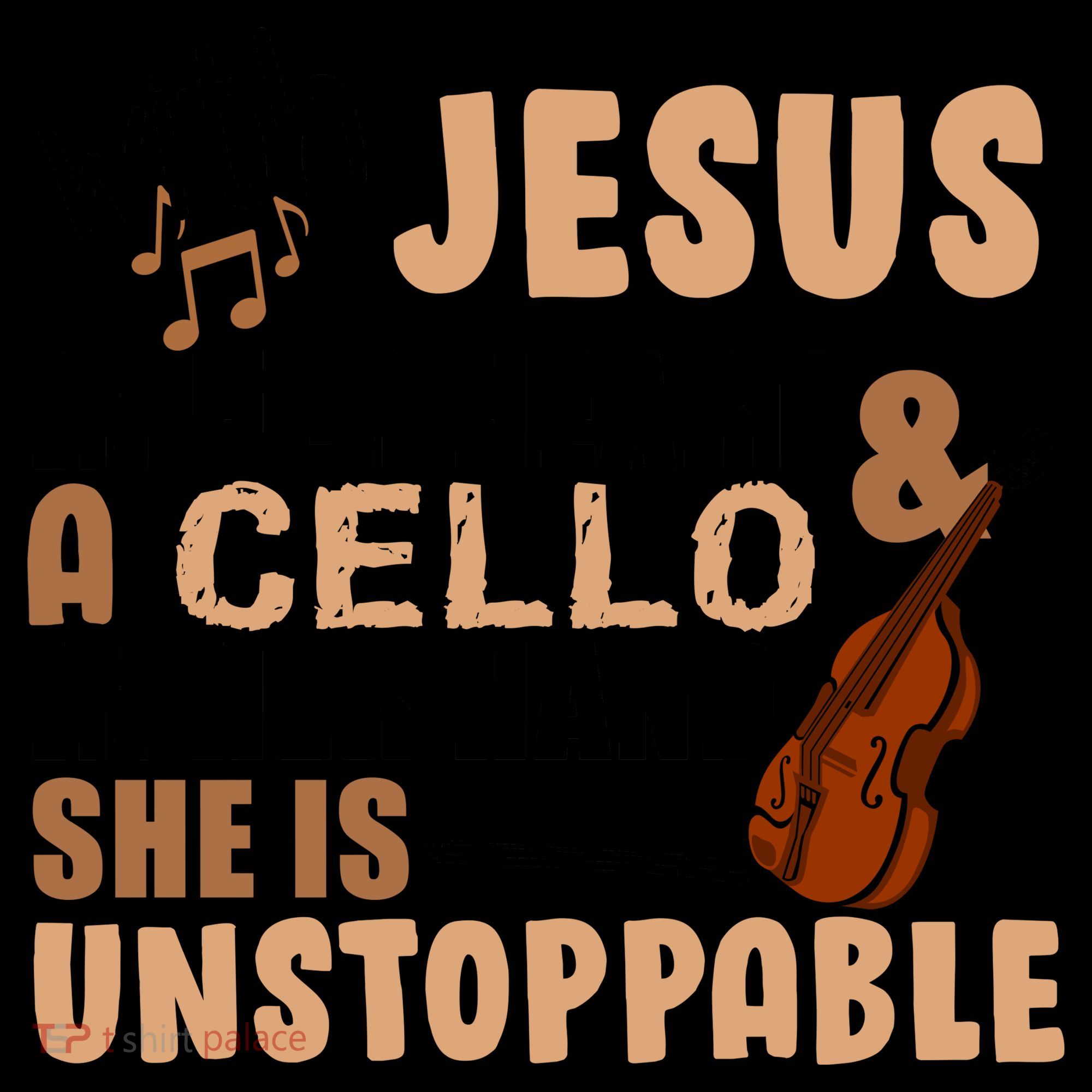 Jesus In Her Heart Cello In Her Hand Coffee Mug