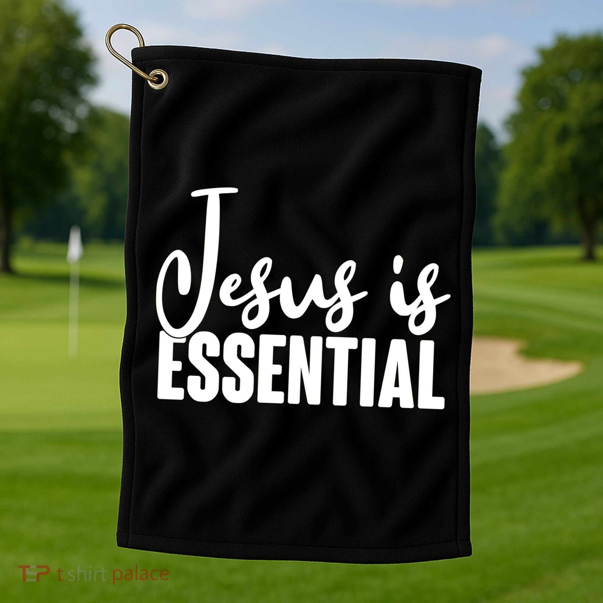 Jesus Is Essential Golf Towel