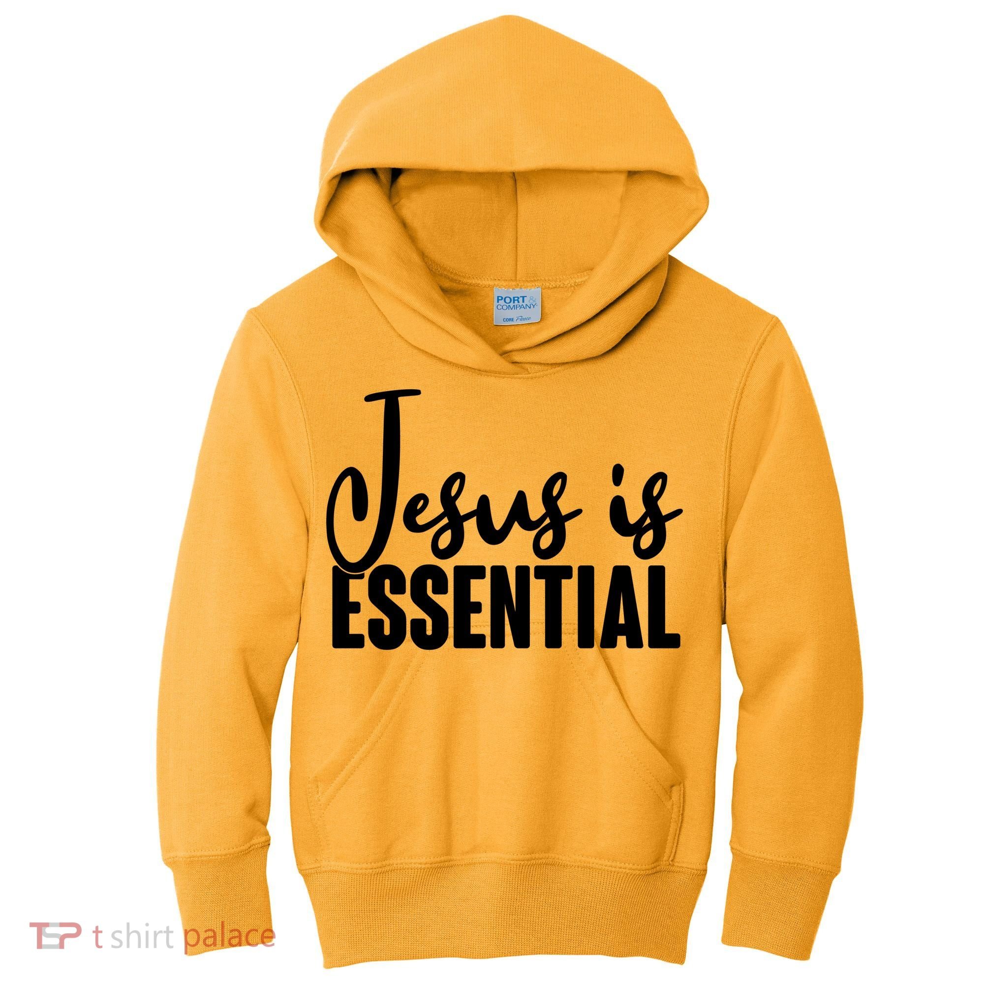 Jesus Is Essential Kids Hoodie